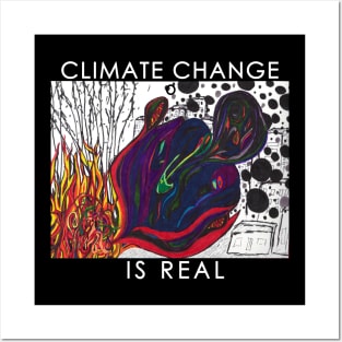 Climate Change is Real Posters and Art